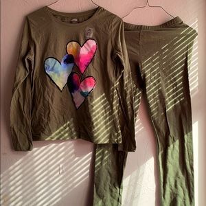 A warm green outfit
